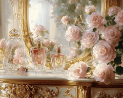 Pink Rose Dresser