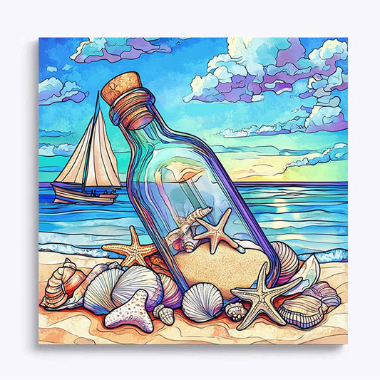 Sailboat Drift Bottle