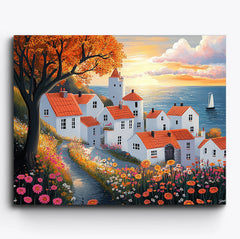 Scandinavian Coastal Village