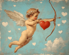 Cupid Heart Arrow Valentine