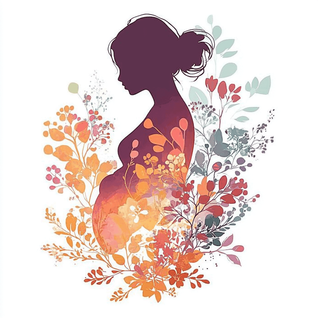 Maternity Flower Woman Paint by Numbers #02