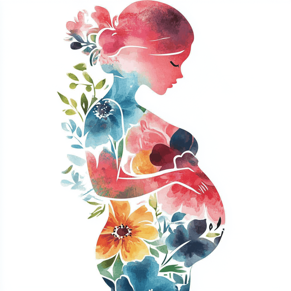 Maternity Flower Woman Paint by Numbers #10