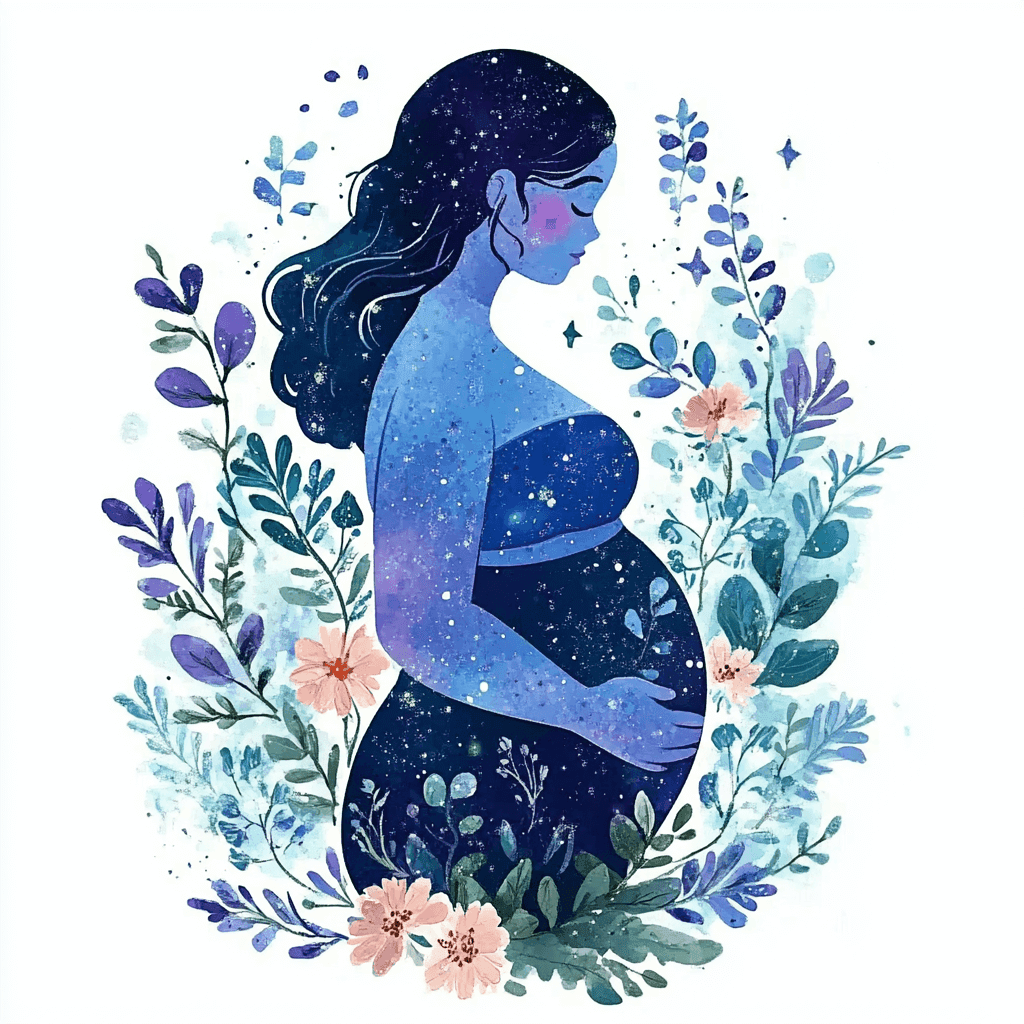 Maternity Flower Woman Paint by Numbers #11