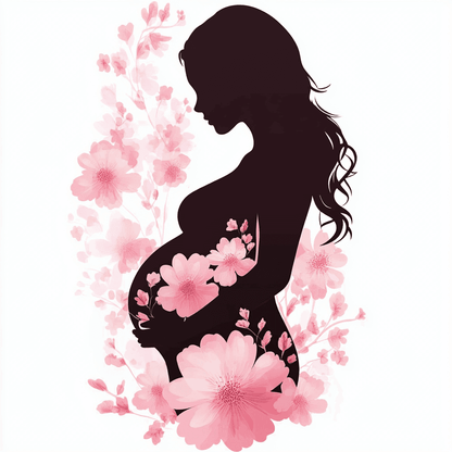 Maternity Flower Woman Paint by Numbers #12