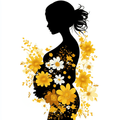 Maternity Flower Woman Paint by Numbers #15