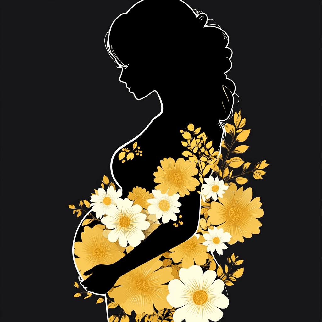 Maternity Flower Woman Paint by Numbers #16