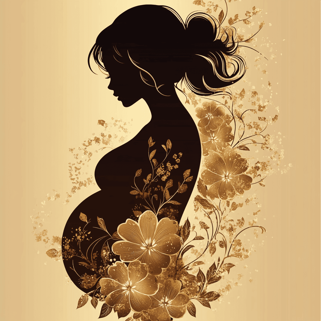 Maternity Flower Woman Paint by Numbers #07