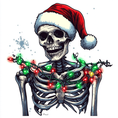 Skeletal Serenades Paint by Numbers #10