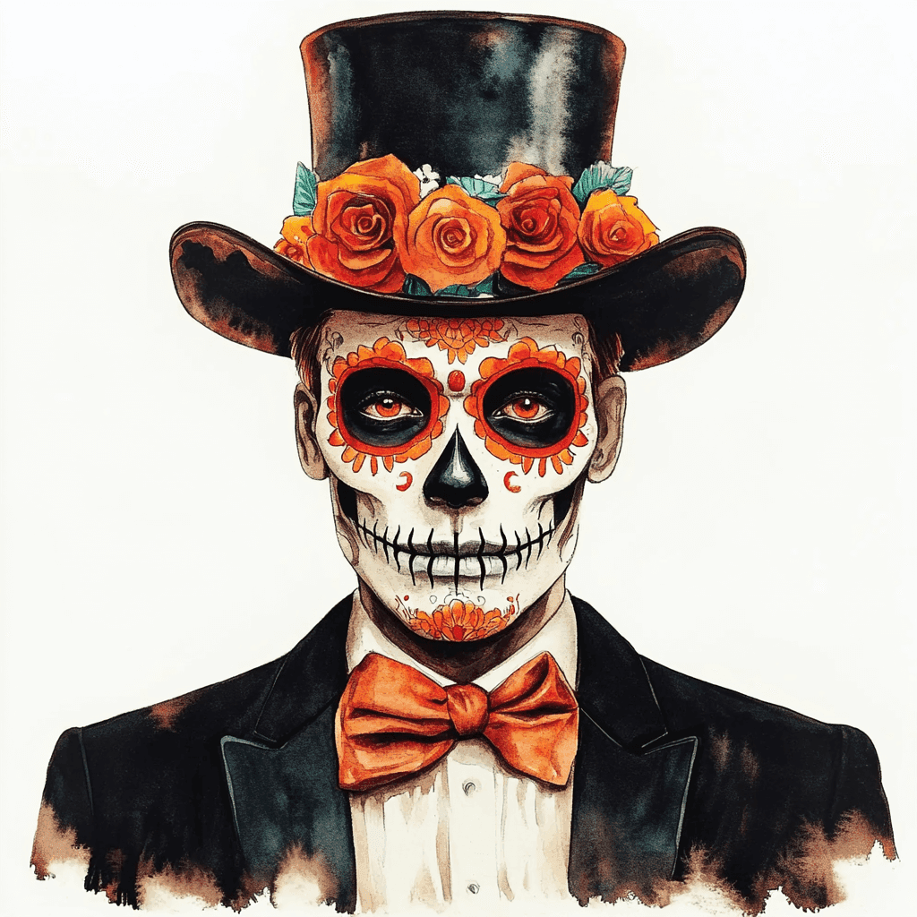 Skeletal Serenades Paint by Numbers #31