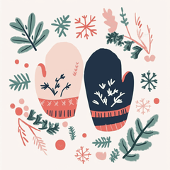 Weihnachtsschneelandschaft #35