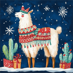 Weihnachtsschneelandschaft #35