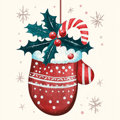 Weihnachtsschneelandschaft #35