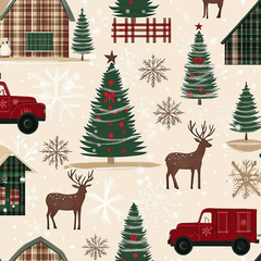 Weihnachtsschneelandschaft #35