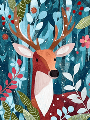 "Home for Christmas" Paint by Number Kit #33