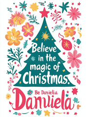 "Home for Christmas" Paint by Number Kit #34