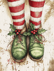 "Home for Christmas" Paint by Number Kit #49