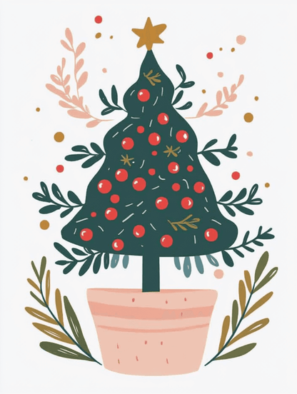 "Home for Christmas" Paint by Number Kit #39