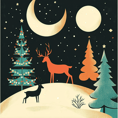 "Home for Christmas" Paint by Number Kit #23
