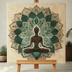 Yoga Flower Woman Paint by Numbers #31