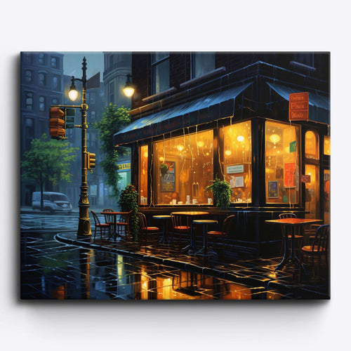 Rainy Coffee Shop - ColourCrash