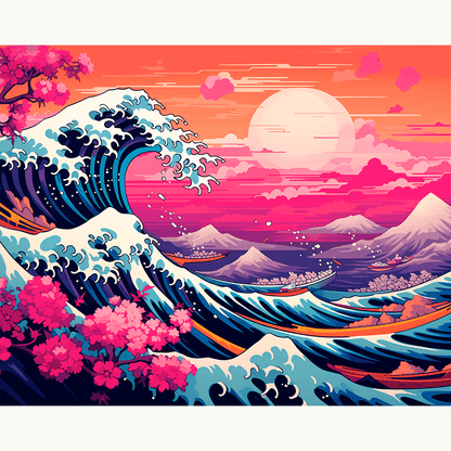 Wave of Kanagawa - ColourCrash