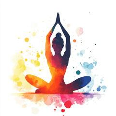 Yoga Flower Woman Paint by Numbers #25