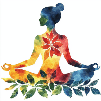 Yoga Flower Woman Paint by Numbers #27