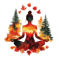 Yoga Flower Woman Paint by Numbers #06